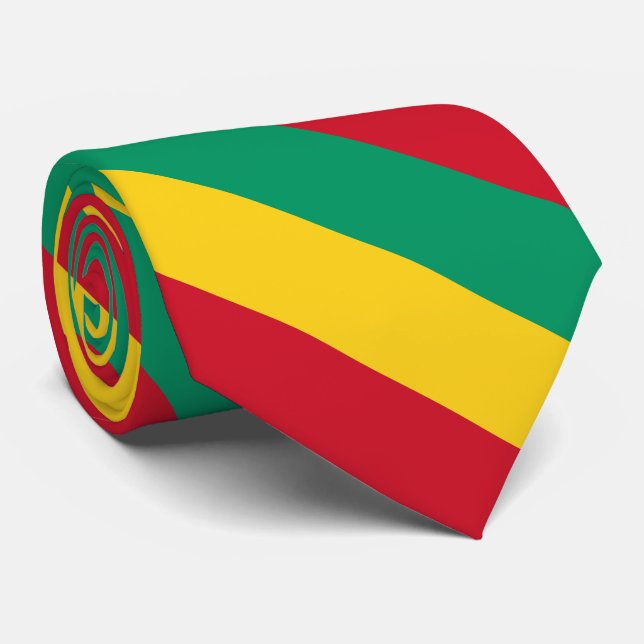 Cravate Drapeau Guinée (Roulé)