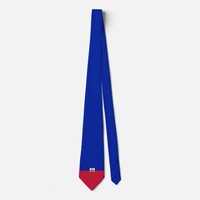 Cravate Drapeau Haïti  (Devant)