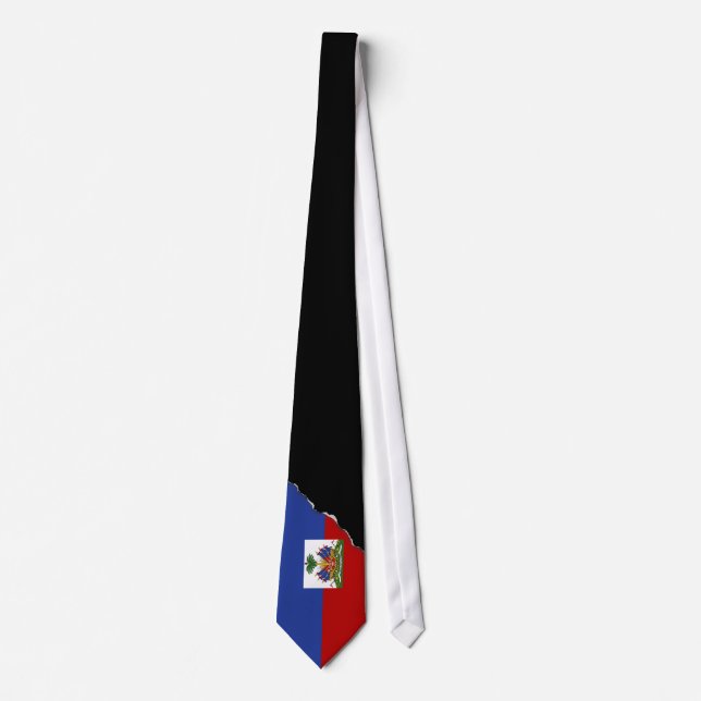 Cravate Drapeau haïtien classique (Devant)