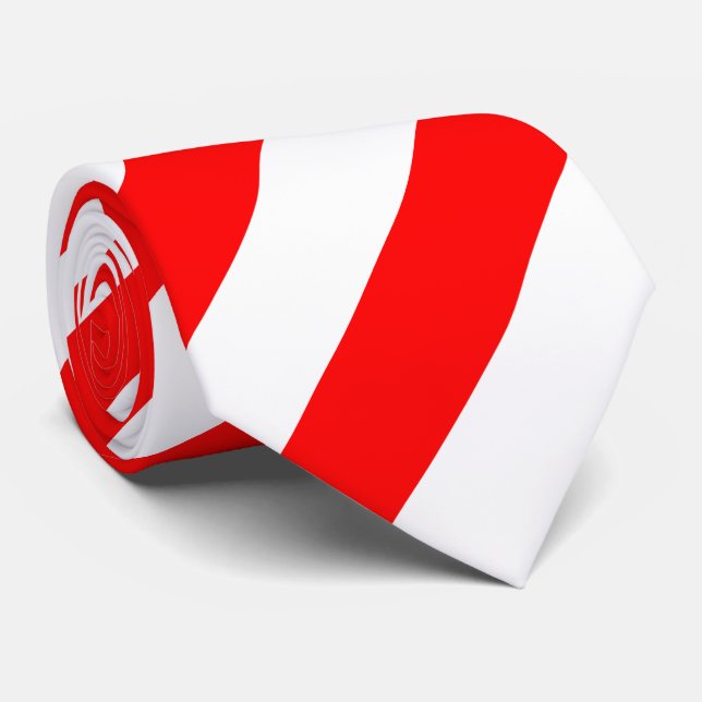 Cravate Drapeau Indonésie (Roulé)
