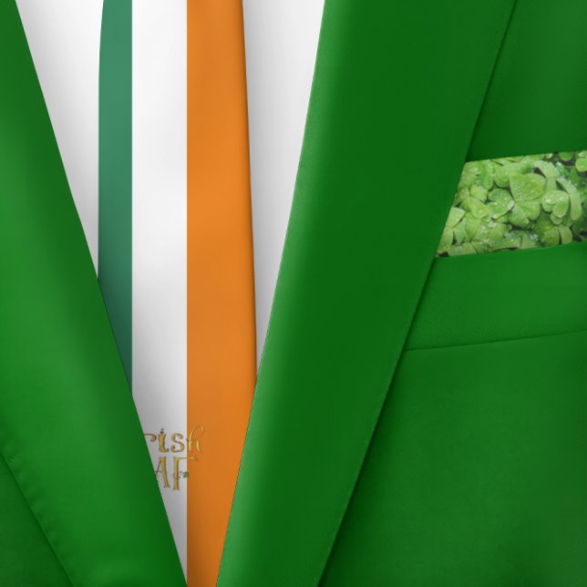 Cravate Drapeau irlandais AF Irlande étroit (Créateur téléchargé)