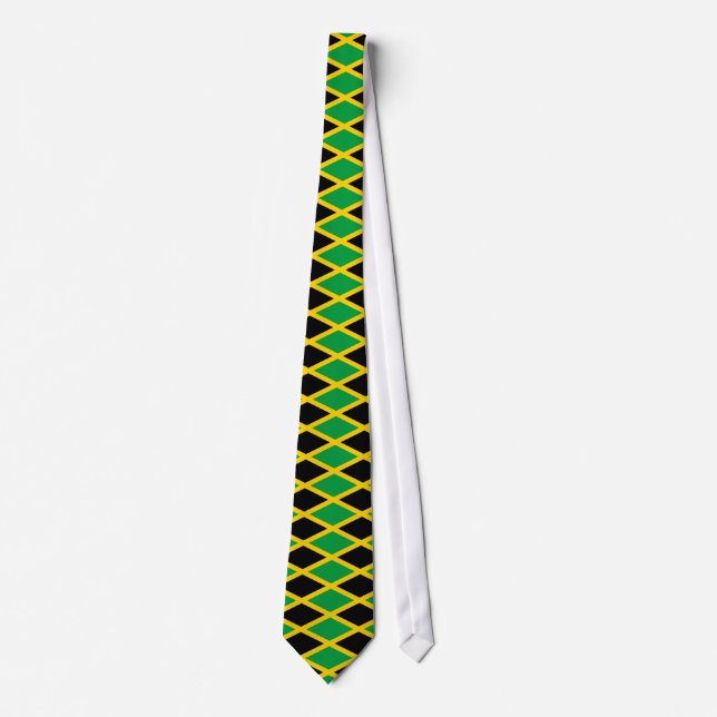 Cravate drapeau jamaïcain (Devant)
