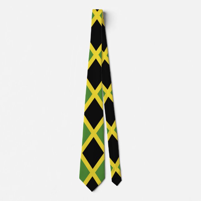 Cravate Drapeau Jamaïque (Devant)