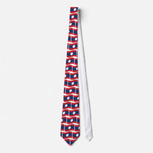Cravate Drapeau Laos