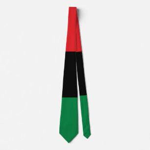 Cravate Drapeau panafricain de l'UNIA