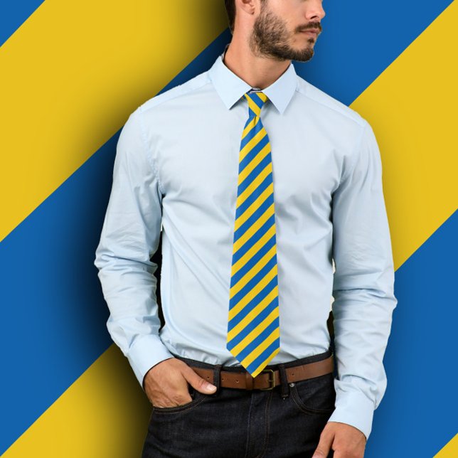 Cravate Drapeau personnalisé Ukraine (Créateur téléchargé)