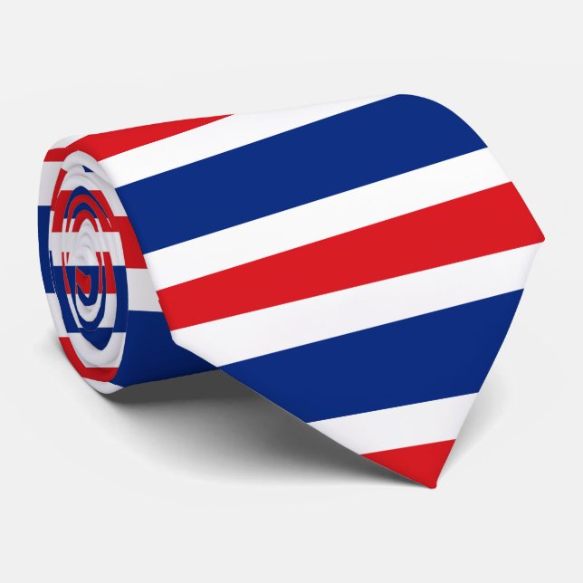 Cravate Drapeau thaïlandais (Roulé)