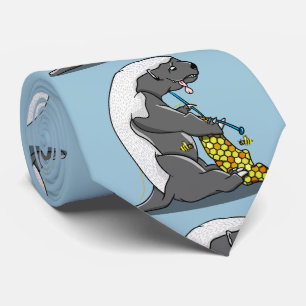 Cravate Drôle badger miel