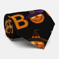 Drôle Boo Halloween Illustration Citrouille