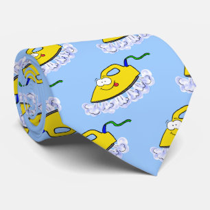 Cravate Drôle dessin animé linge de fer