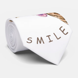 Cravate Drôle Tongue Giraffe Sortie et lavabo Jouant - Sou