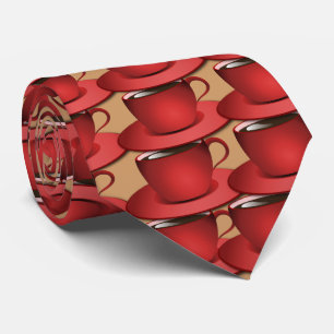 Cravate du café Red Coffee