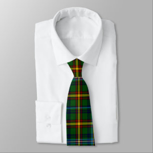 Cravate Du comté tartan irlandais vers le bas