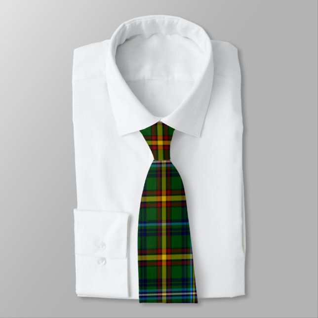 Cravate Du comté tartan irlandais vers le bas (Attaché)