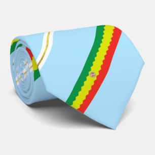 Cravate du drapeau à rayures de Los Angeles