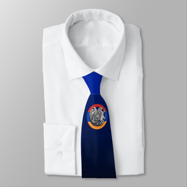 Cravate du drapeau arménien (Attaché)