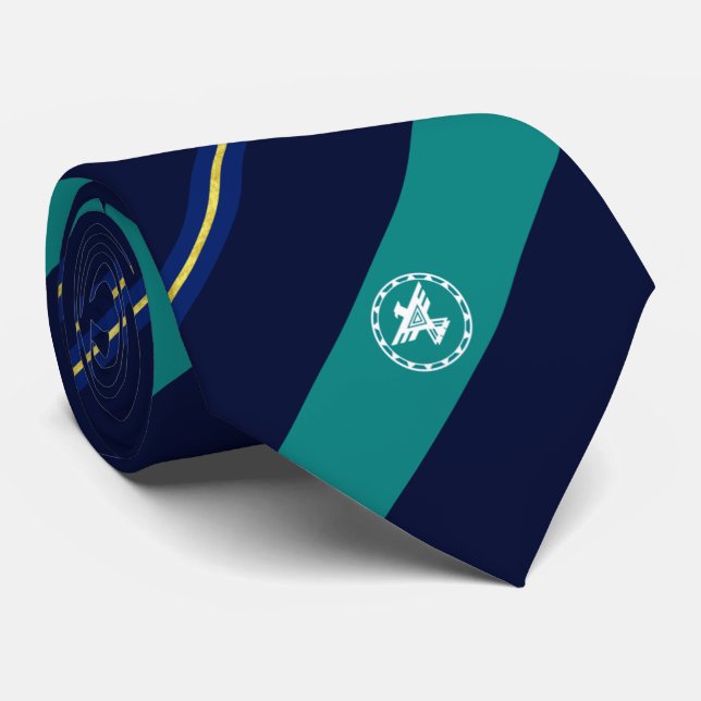 Cravate du drapeau de la ville de Gallup (Nouveau- (Roulé)