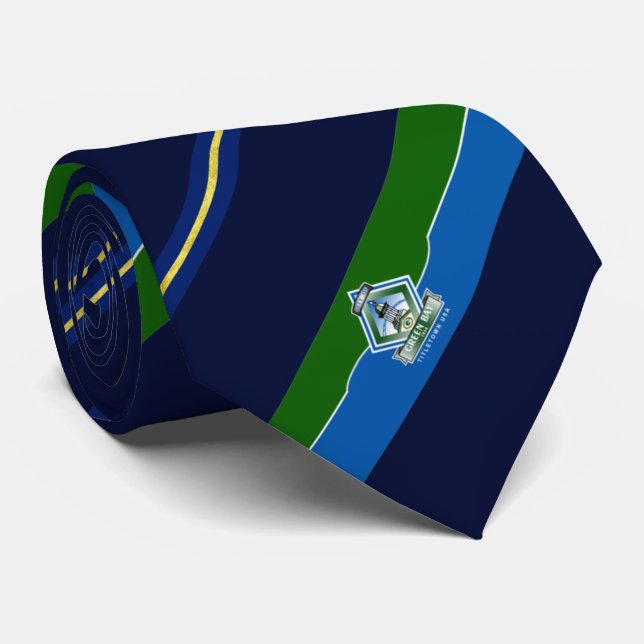 Cravate du drapeau de la ville de Green Bay (Wisco (Roulé)