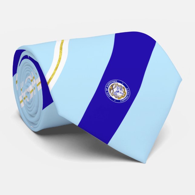 Cravate du drapeau de la ville de Hartford (Connec (Roulé)