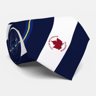 Cravate du drapeau de la ville de Maplewood (Minne