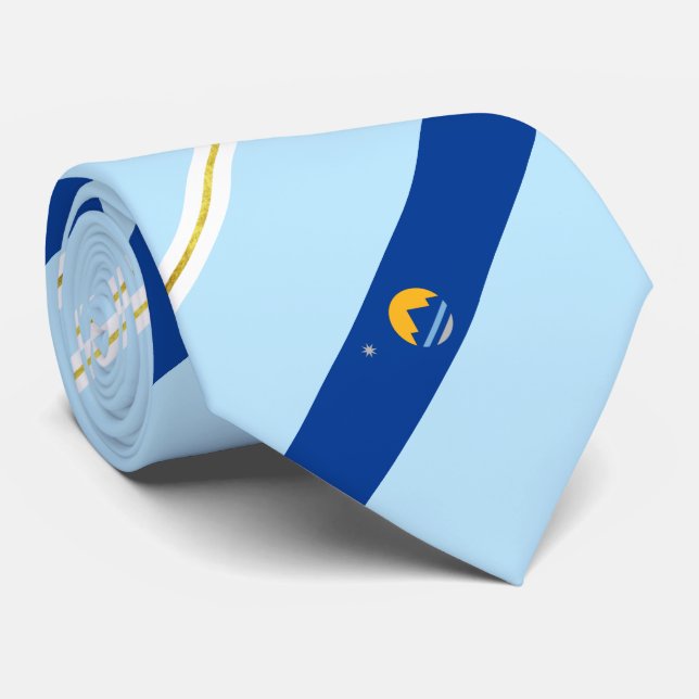 Cravate du drapeau de la ville de Reno (Nevada) (Roulé)