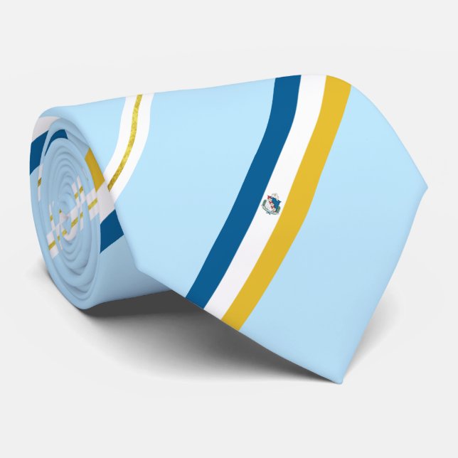 Cravate du drapeau de la ville de Shreveport (Loui (Roulé)
