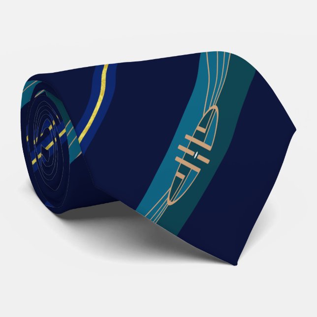 Cravate du drapeau de Lincoln (Nebraska) (Roulé)