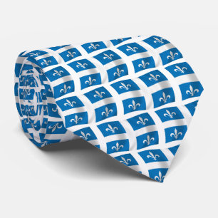 Cravate du drapeau du Québec