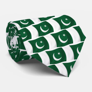 Cravate du drapeau pakistanais