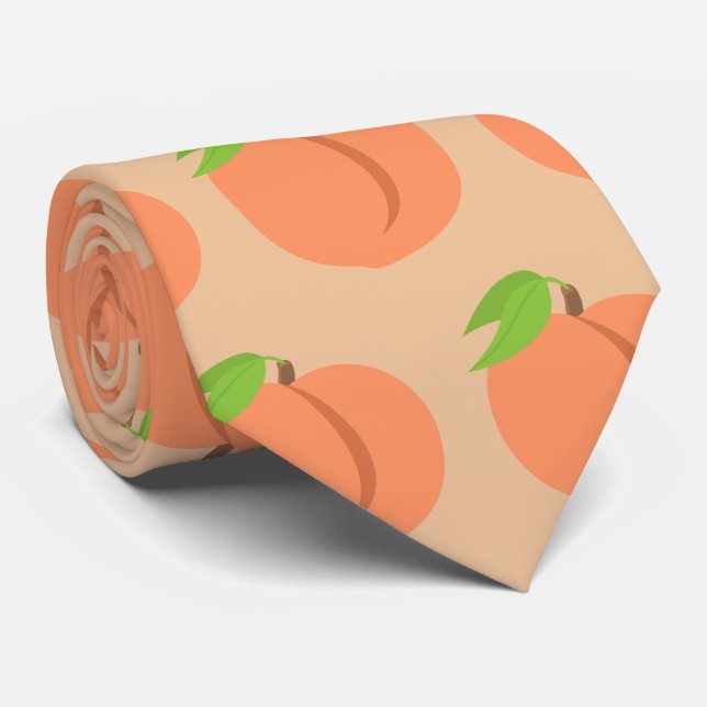 Cravate du sud d'Emoji de pêches de pêche (Roulé)