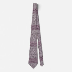 Cravate Dusty Maroon et Grey Tweedy Motif