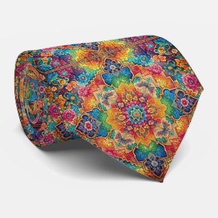 Cravate Écharpe de Luxe de Style Persian Designer Fausse