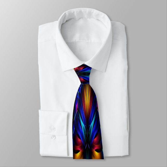 Cravate éclat de couleur (Attaché)