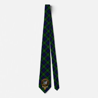 Cravate Écosse Clan Campbell Badge et Crest