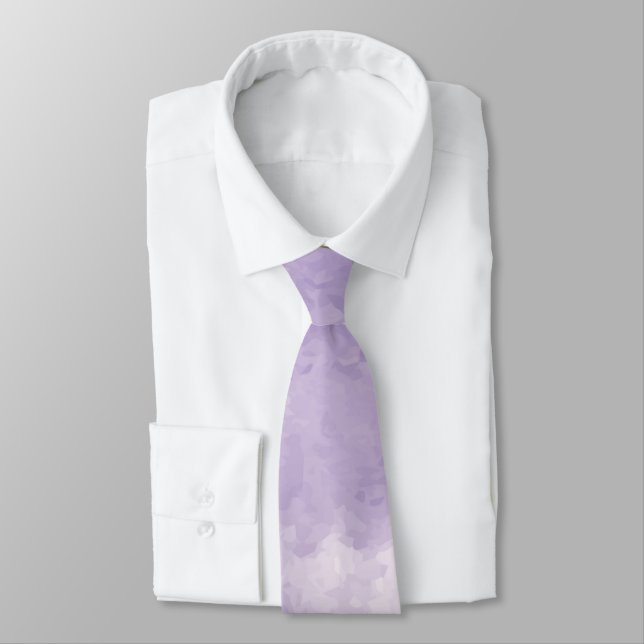 Cravate Écran de couleur de la lavande (Attaché)