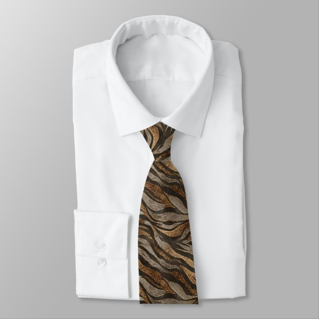 Cravate Edgy Menswear Ties Tiger (Attaché)