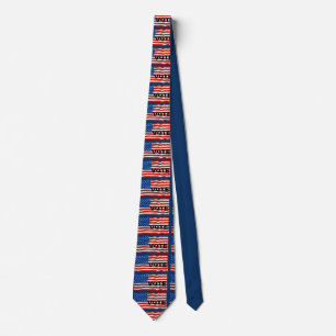Cravate Élection 2020 Vote bleu