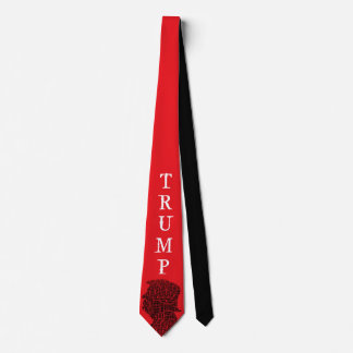 Cravate Élection 2024 Donald Trump pour le président Red B