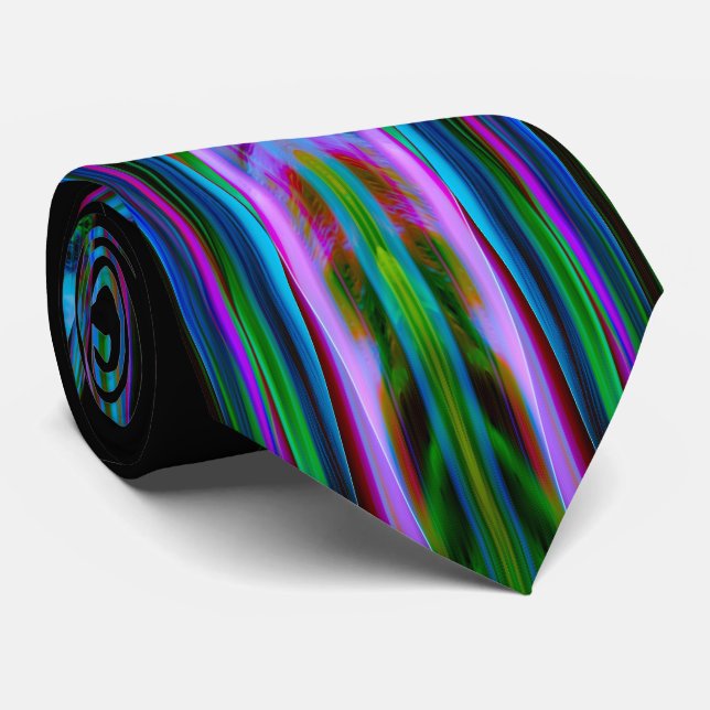 Cravate Electric Spectrum Art Tie (Roulé)