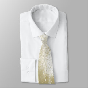 Cravate Élégant Mariage Argent Or Grooms Groomsmen