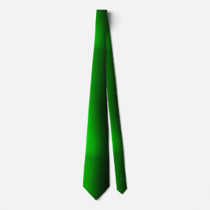 Cravate Élégant minimaliste moderne vert noir