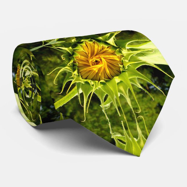 Cravate Élégant tournesol (Roulé)