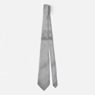 Cravate élégante à motif marbre gris
