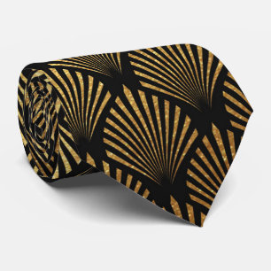 Cravate élégante de motif d'art déco