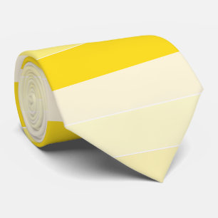 Cravate Elégante Vanille Jaune Blanc Tendance Design Mode