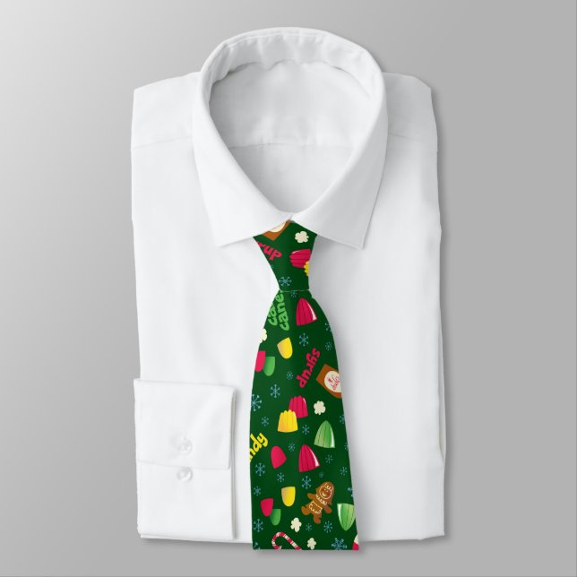 Cravate Elf le Motif Candy de cinéma (Attaché)
