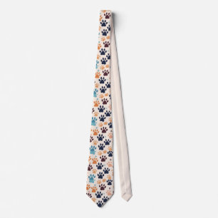 Cravate Empreinte de patte 