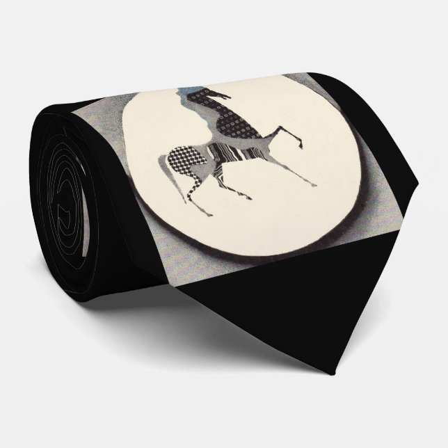 Cravate  empreinte patchwork (Roulé)