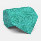 Cravate en cuir usinée par turquoise occidentale