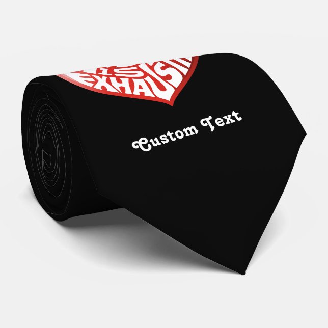 Cravate Épuisant l'amour (Roulé)
